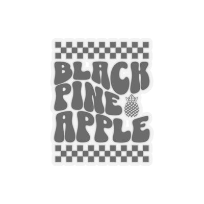 Black Pineapple Race - Kiss-Cut Stickers