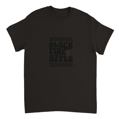 Black Pineapple Race - Heavyweight Unisex Crewneck T-shirt